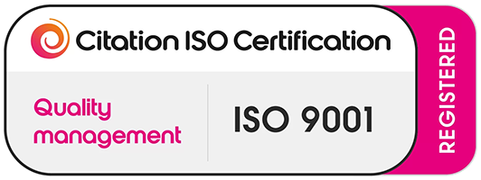 Citation ISO 9001 registered
